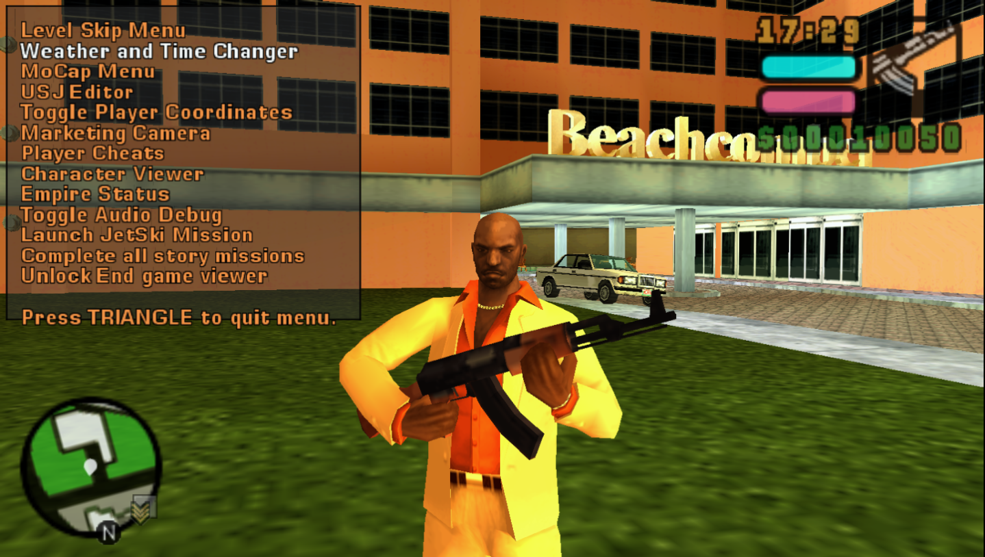 GTA Vice City Stories Cheats PSP With Cheat Device - Awesome Gameplay 